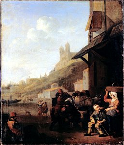 Lingelbach, Jan - Roman Blackmith's Shop - Google Art Project