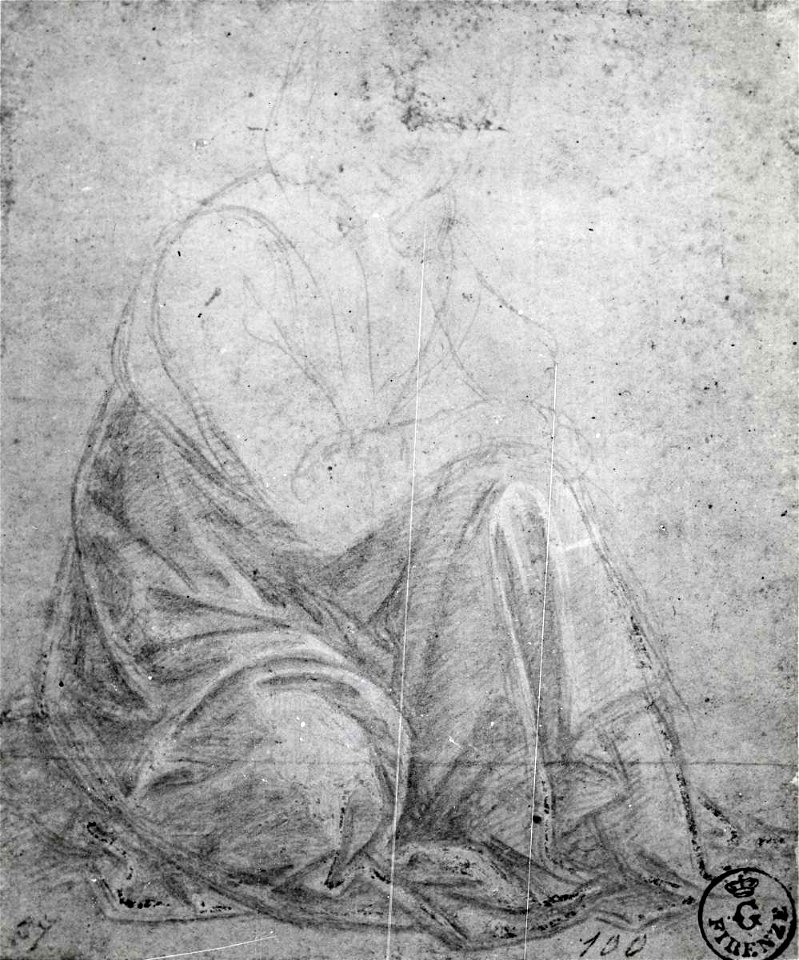 Lippi - Figura seduta, inv. 124 F