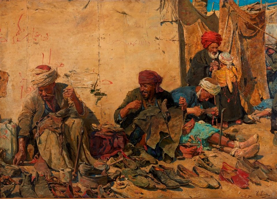 Linde Hermann Schuhflicker in Cairo