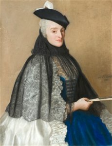 Jean-Étienne Liotard - Portret van Mme Boère