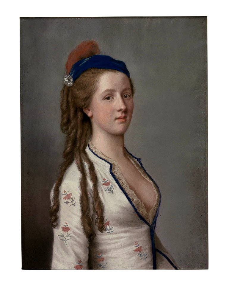 Liotard - Attributed to - Portrait of Lady Ann Somerset, Countess of Northampton, half-length, 5529694