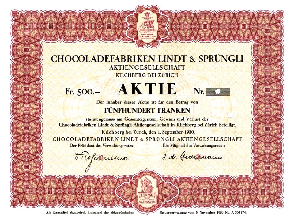 Lindt & Sprüngli 1930 - Kopie