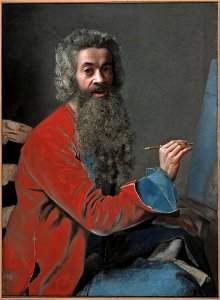 Liotard - Autoportrait, dit à la longue barbe, 1751 - 1752, 1843-0005