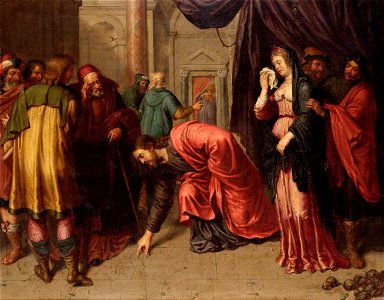 Cristo y la mujer adultera