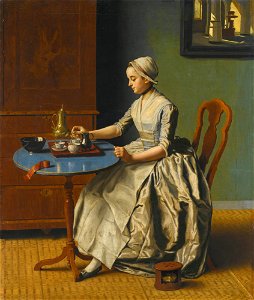 Liotard - A DUTCH GIRL AT BREAKFAST, lot.36