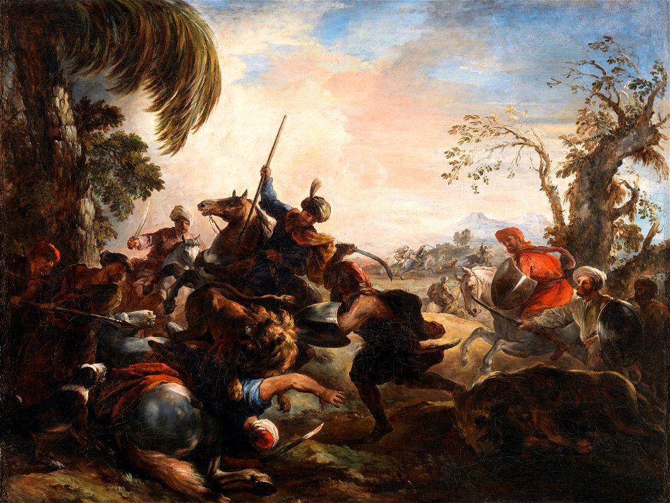 Lion Hunt P5425