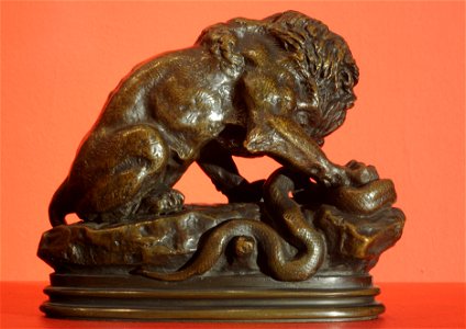 Lion et serpent - Antoine-Louis Barye