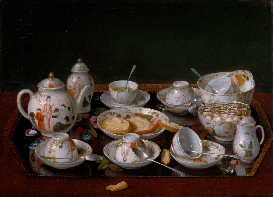 Liotard, Jean-Étienne - Still Life- Tea Set - Google Art ProjectFXD