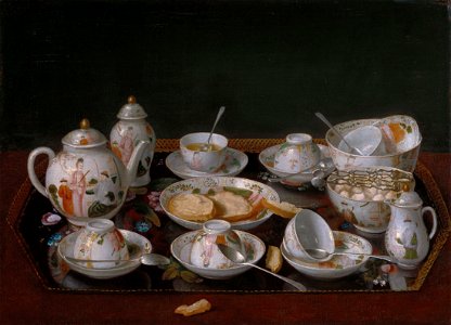 Liotard, Jean-Étienne - Still Life- Tea Set - Google Art ProjectFXD