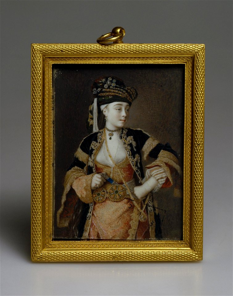 Liotard - Unknown Lady in Turkish Dress (Presumed of Laura Tarsi), ОРм-404