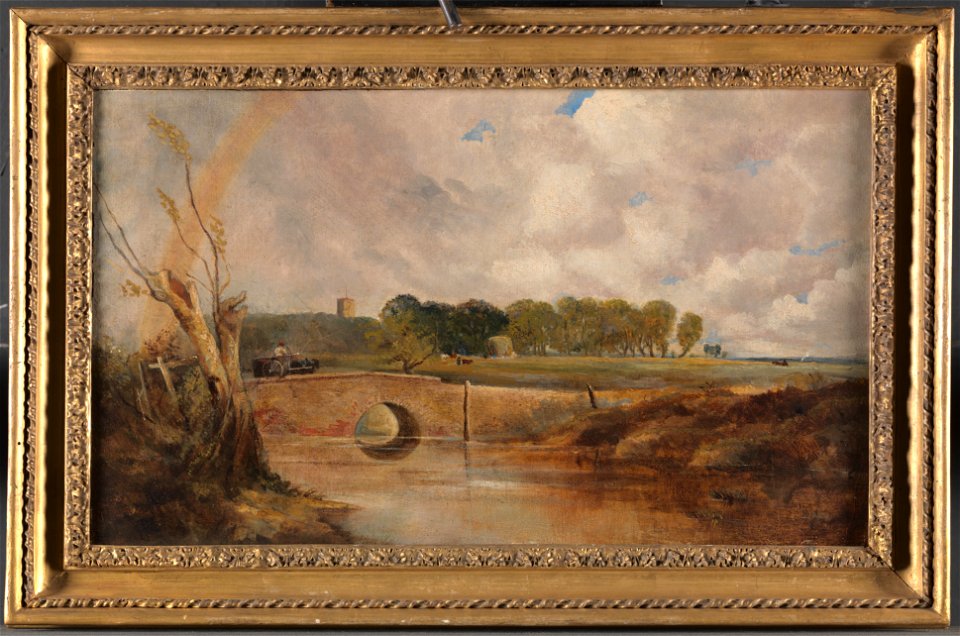 Lionel Constable - A Rainbow - View of the Stour - Google Art Project