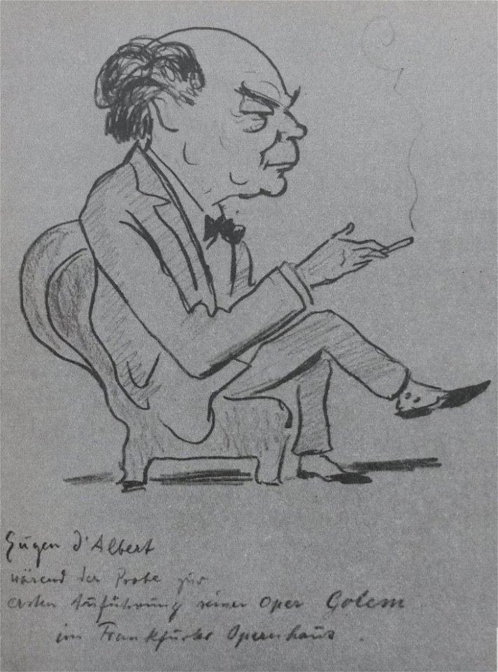 Lino Salini, Eugen d'Albert
