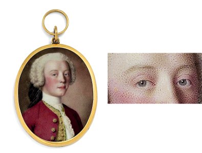 Liotard - An important portrait miniature of a young gentleman, formerly identified as Prince Charles Edward Stuart, the Young Pretender, 5322270