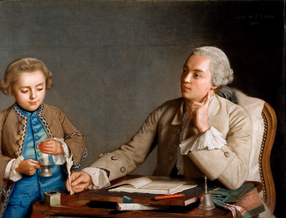 Liotard - L’Ecriture, 1752, MD 039862