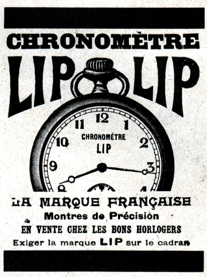 LIP LIP Chronomètre, No 3908 Annonces 4