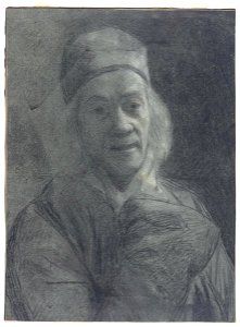 Liotard - Etude pour l'autoportrait dit la main au menton, vers 1770, 1960-0032