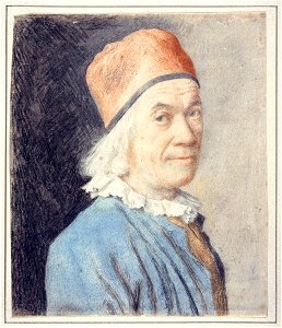 Liotard - Autoportrait au bonnet rouge, 1765 - 1767, 1976-0334