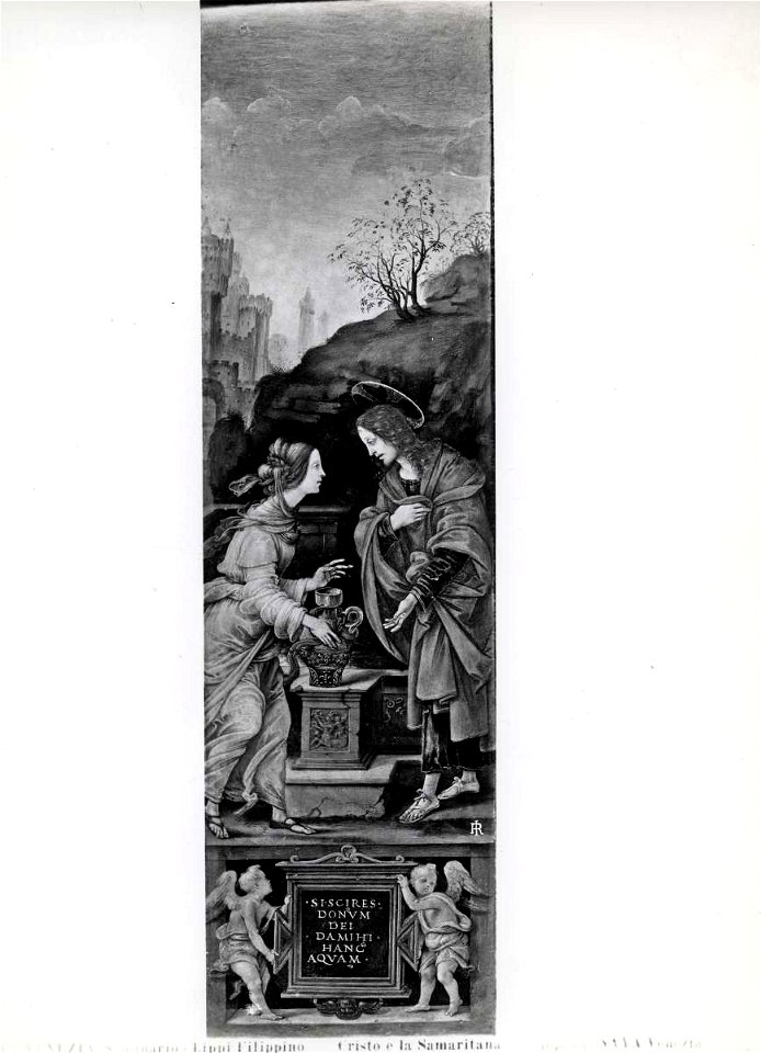 Lippi Filippino - Maestro della leggenda di sant'Orsola - Cristo e la Samaritana al pozzo, Noli me tangere, Angelo con velo della Veronica, 413693 gw