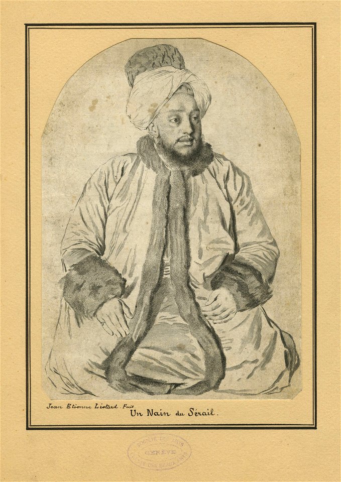 Liotard - Un nain du sérail, 1760-1780, SDA 000071