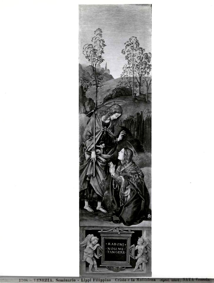 Lippi Filippino - Maestro della leggenda di sant'Orsola - Cristo e la Samaritana al pozzo, Noli me tangere, Angelo con velo della Veronica, 413694 gw