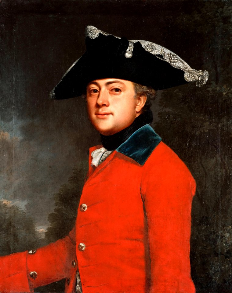 Christoph Friedrich Reinhold Lisiewski - Bildnis Brigademajor von Berenhorst (1760)