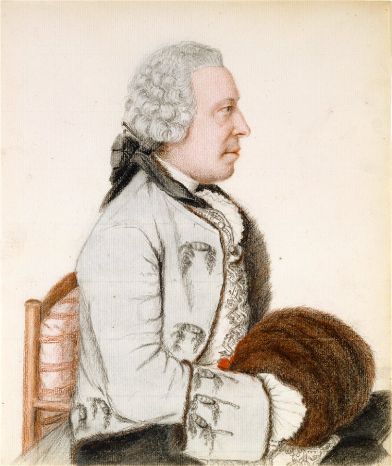 Jean-Étienne Liotard - Portrait des Charles-Benjamin de Langes de Montmirail, Baron de Lubières