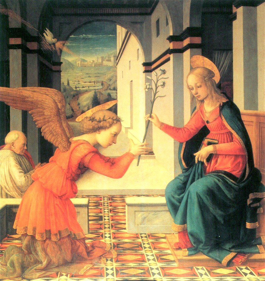 Lippi - Mariä Verkündigung mit Spender, Corsham Court