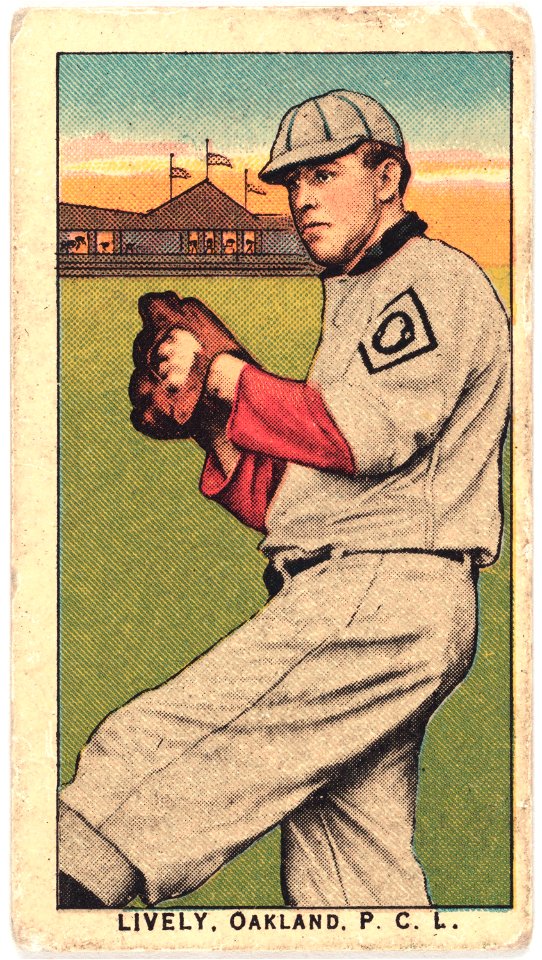 Lively, Oakland Team, baseball card portrait LCCN2008677044