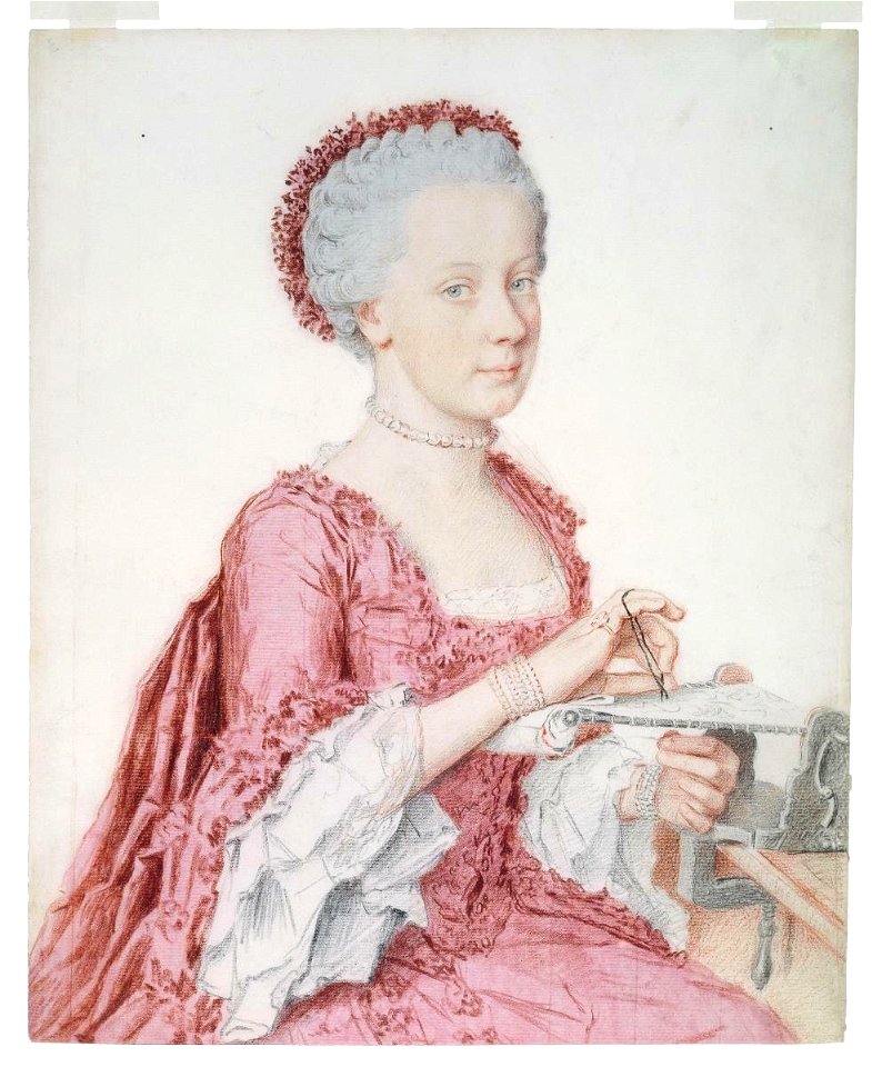 Liotard - Portrait de Maria Amalia, archiduchesse d'Autriche, future duchesse de Bourbon-Parme (1746-1804), 1762, 1947-0037