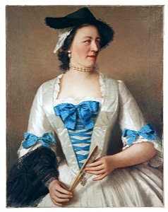 Liotard - Portrait de Lady Charles Tyrell, née Jeanne-Elisabeth Sellon (1705-après 1778), vers 1746, 1991-0014