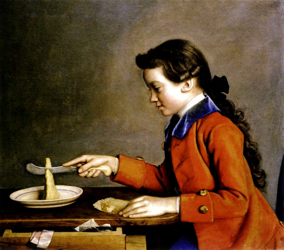 Liotard - La Beurrée, c. 1765-70, Private collection