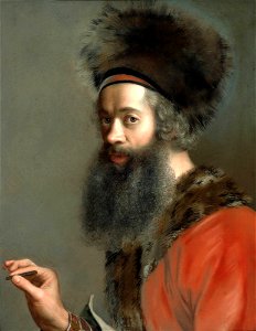 Jean-Étienne Liotard - Selbstbildnis in türkischer Tracht (ca. 1746)