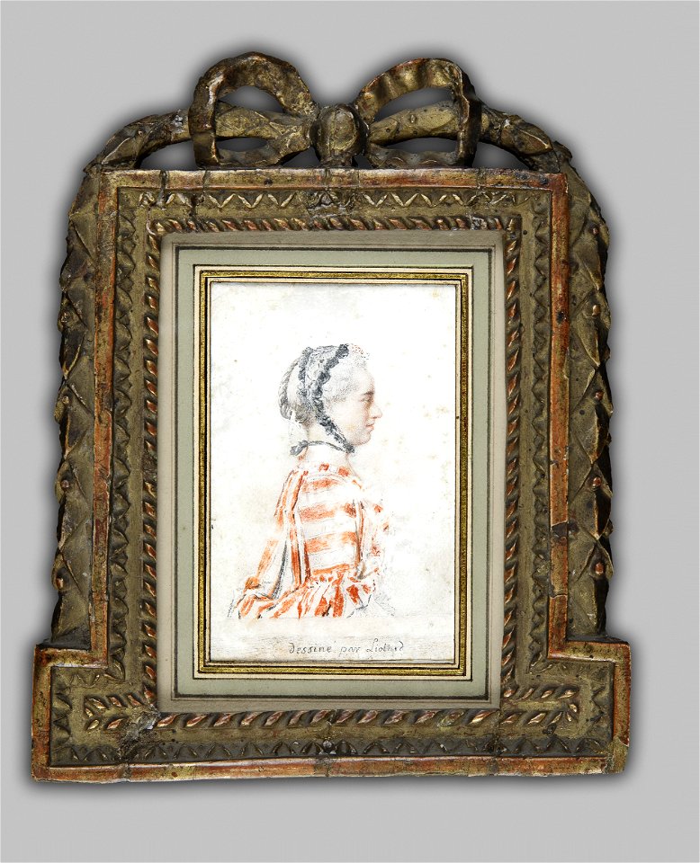 Liotard - Portrait présumé de Madame de Pompadour, vers 1750, inv. 4018