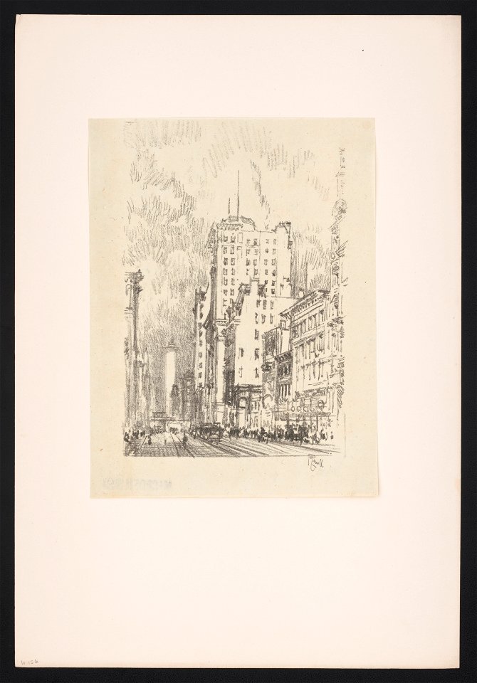 Lithographs of New York in 1904 drawn by Joseph Pennell. No. 11, Broadway above 23rd Street - J. Pennell. LCCN2012648928