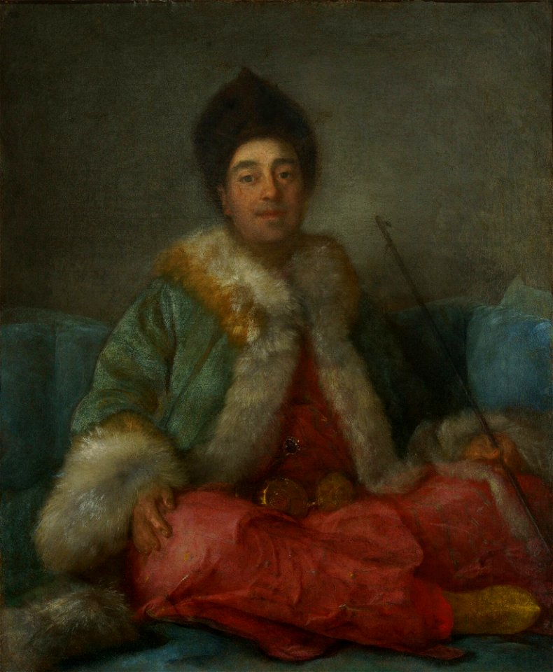 Liotard - PORTRAIT OF A MAN IN ORIENTAL COSTUME, lot.203