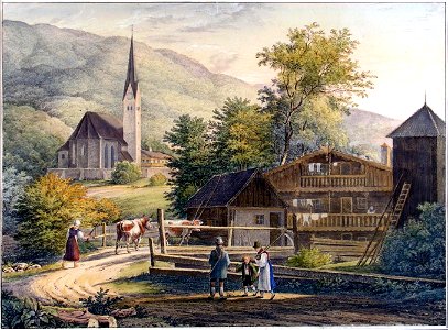 Litho - Agatharied - Heinzmann - um 1818