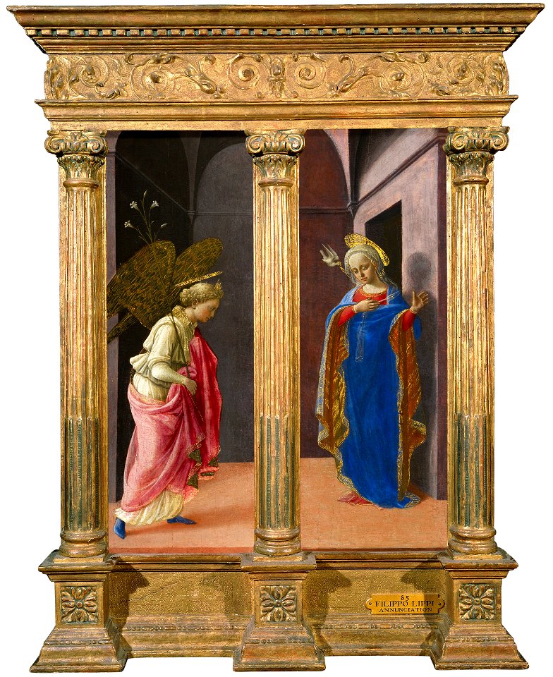 Lippi - The Annunciation, ca. 1440, 1924.1.85