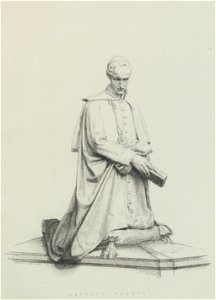 Litografia della tomba di Antonio Rosmini, ante 1898 - Accademia delle Scienze di Torino - Ritratti 0151 B