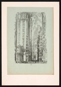 Lithographs of New York in 1904 drawn by Joseph Pennell. No. 6, Pine Street - J. Pennell. LCCN2012648923