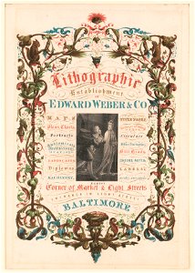 Lithographic establishment of Edward Weber & Co LCCN2003680967