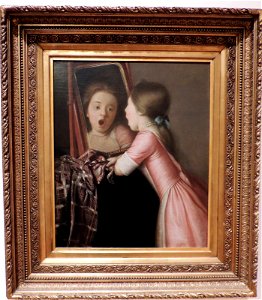 Liotard - Young Girl Singing into a Mirror