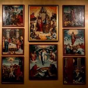 Lisboa-Museu Nacional de Arte Antiga-Retábulo do Mosteiro da Santissima Trinidade-20140917