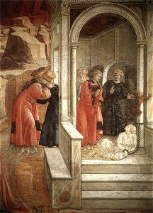 Lippi, disputa nella sinagoga dettaglio 02