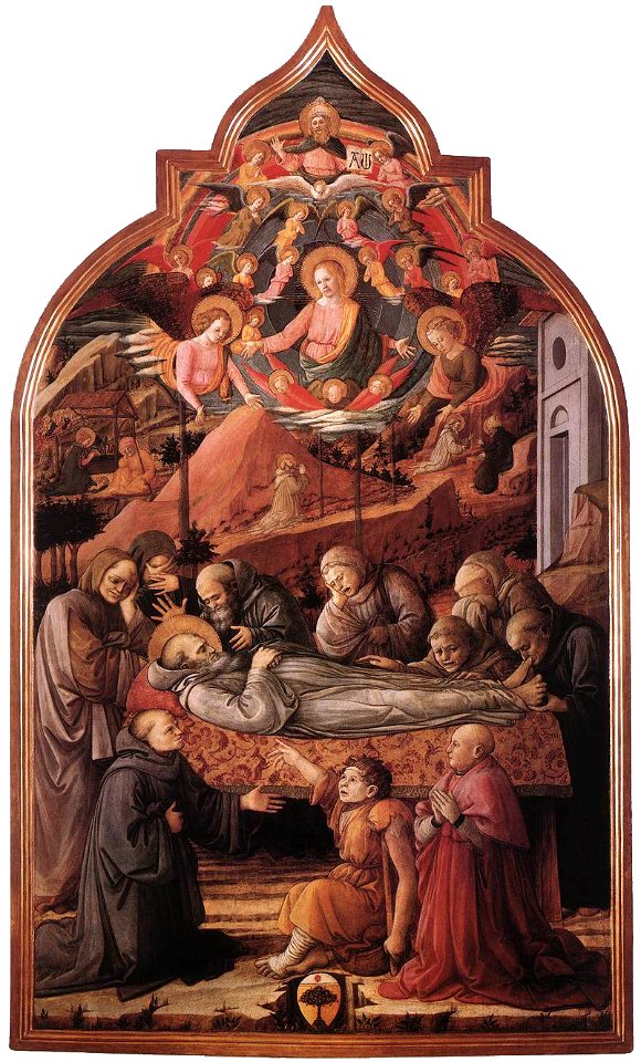 Lippi, esequie di san girolamo
