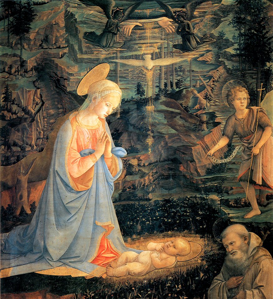 Lippi, adorazione di camaldoli