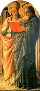 Lippi, dottori della chiesa gregorio e girolamo