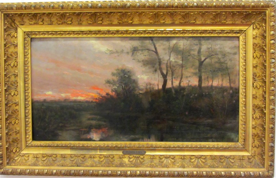 Lira, Pedro - Crepusculo -ost 31x60.5 MacK fRF1.2 framed