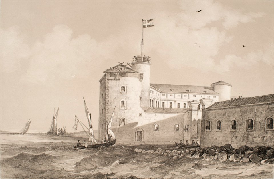 Litografi - Sjöhistoriska museet - OB 360