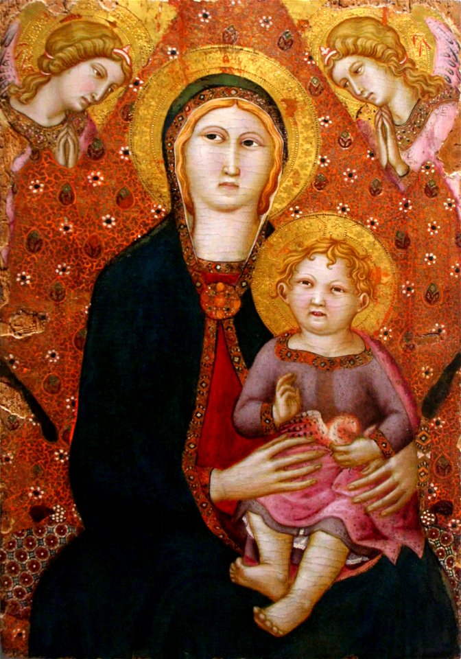 Lippo di Vanni - Vierge à l'Enfant en majesté