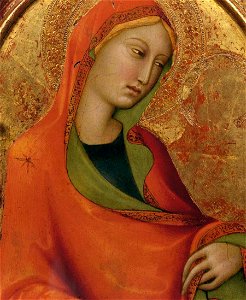 Lippo Memmi - St Mary Magdalen (detail) - WGA15017